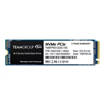 Disco SSD Team Group 512 GB M.2 PCI Express 3.0 NVMe MP33