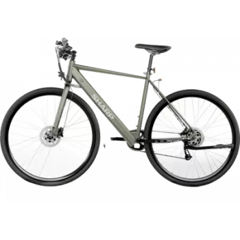 Bicicleta elétrica Sharp Gravel 250W Motor App 70km Verde brilhante