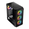 Caixa LOGIC CONCEPT Portos ARGB ATX Mid-Tower, preto