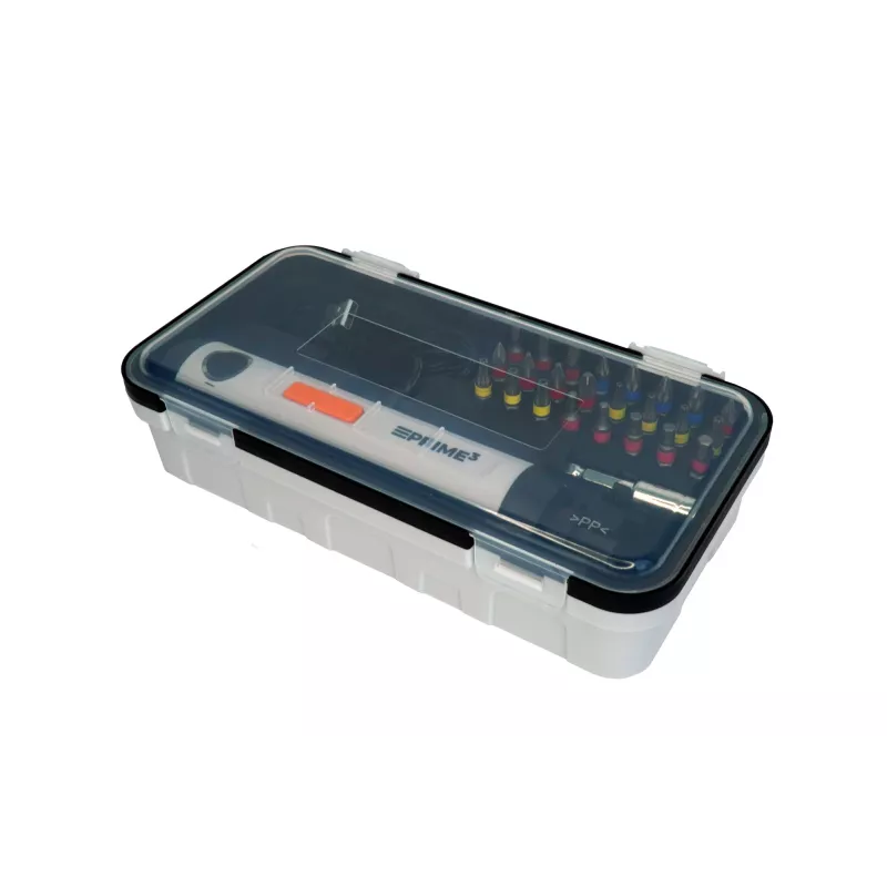 Berbequim sem fios PRIME3 TCD21 4V — ferramenta elétrica compacta para pequenas reparações