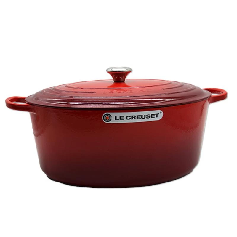 Le Creuset Signature assadeira oval vermelho cereja 40cm