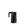 Máquina de café expresso Alessi MT18/3 Ossidiana, aço inoxidável, alumínio, 3,5 x 18,5 x 40,5 cm