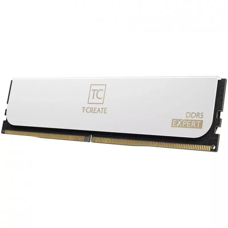 DIMM 32 GB DDR5-6000 (2x 16 GB) Dual-Kit, memória RAM branca, CTCWD532G6000HC30DC01, T-CREATE EXPERT, AMD EXPO