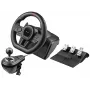 Volante Tracer SimRacer Manual Gearbox 6in1 com pedais e alavanca de velocidades, PC/PS4/PS3/Xbox One/Xbox 360/Switch