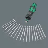 Wera 826 T Kraftform Turbo Chave de parafusos porta-pontas com Rapidaptor, 1/4 de polegada