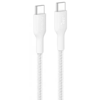 Cabo USB Belkin BoostCharge Pro 2m USB C branco