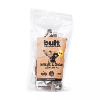 Petiscos para cães BULT barriga de cordeiro 100 g — snack natural seco de um só ingrediente, monoproteico, 65,8 % proteína