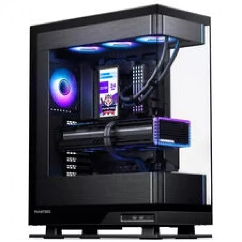 Refrigeração líquida AiO Phanteks Glacier One 360M25 LCD, ecrã de 6 polegadas - 360 mm, preto