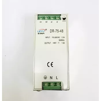 Fonte de alimentação extra digital DIN-75-48 48V 1,6A adaptador de comutação para calha DIN