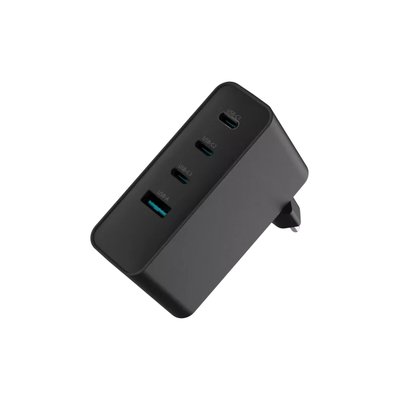 Carregador NATEC NUC-2234 para dispositivos móveis portátil, smartphone preto CA carregamento rápido interior