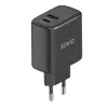 Carregador de parede SAVIO LA-06/B 30 W, USB-A + USB-C, Quick Charge, Power Delivery 3.0, preto