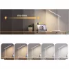 Candeeiro de mesa Hawk HW-LAMP01 branco LED com brilho regulável, braço ajustável