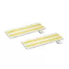 Kärcher Conjunto de panos de chão universais EasyFix Mop Panos descartáveis Branco, Amarelo