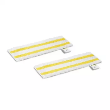 Kärcher Conjunto de panos de chão universais EasyFix Mop Panos descartáveis Branco, Amarelo