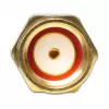 Cabo coaxial DeLOCK 88475 0,32 m RP-SMA dourado preto