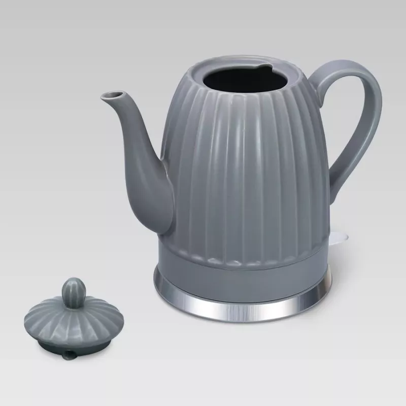 Chaleira Maestro MR-077, 1,5 L, 1500 W, corpo em cerâmica, cinzento