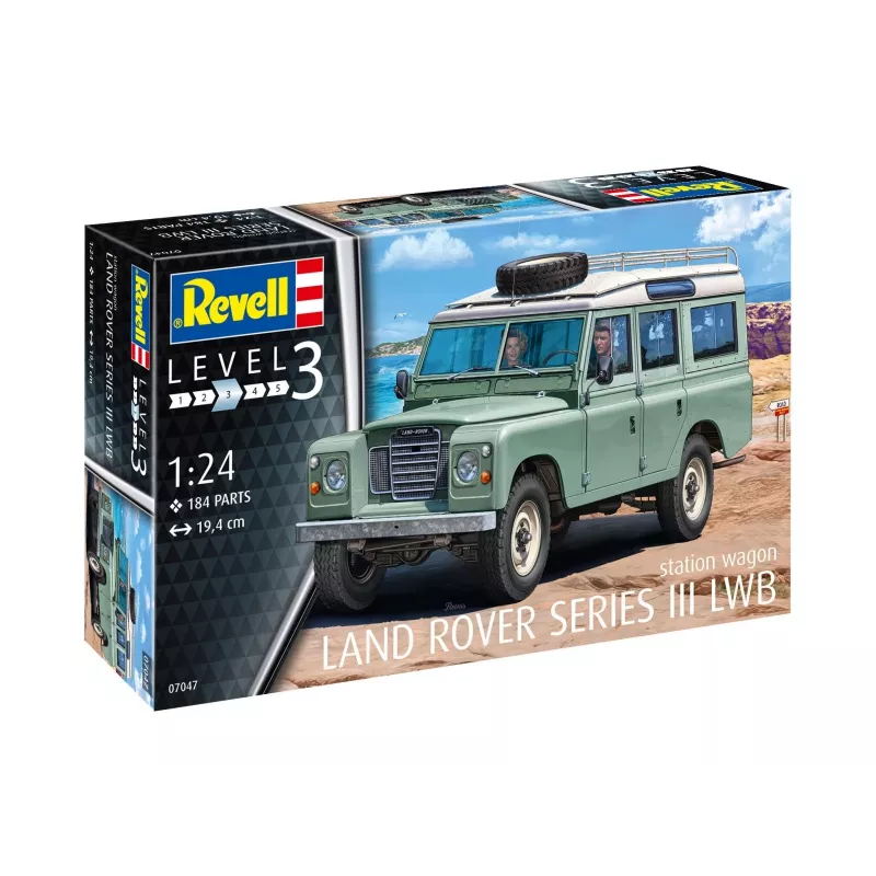 Modelo em plástico Land Rover Series III
