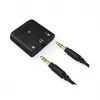 RØDE AI-Micro interface de áudio móvel, 2x entradas TRS/TRRS de 3,5 mm, saída de auscultadores de 3,5 mm, USB-C, preta