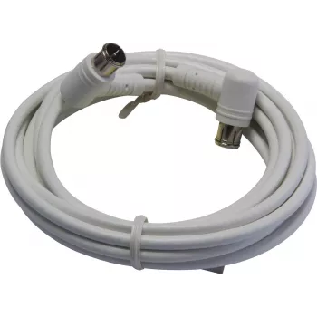 Triax 389328 cabo coaxial 1,5 m F branco (389328)