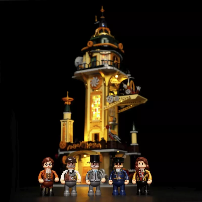Torre de vigia steampunk, Brinquedo de construção