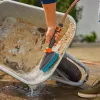 Escova manual Cleansystem M dura cinzento turquesa tiras de plástico macio multiusos