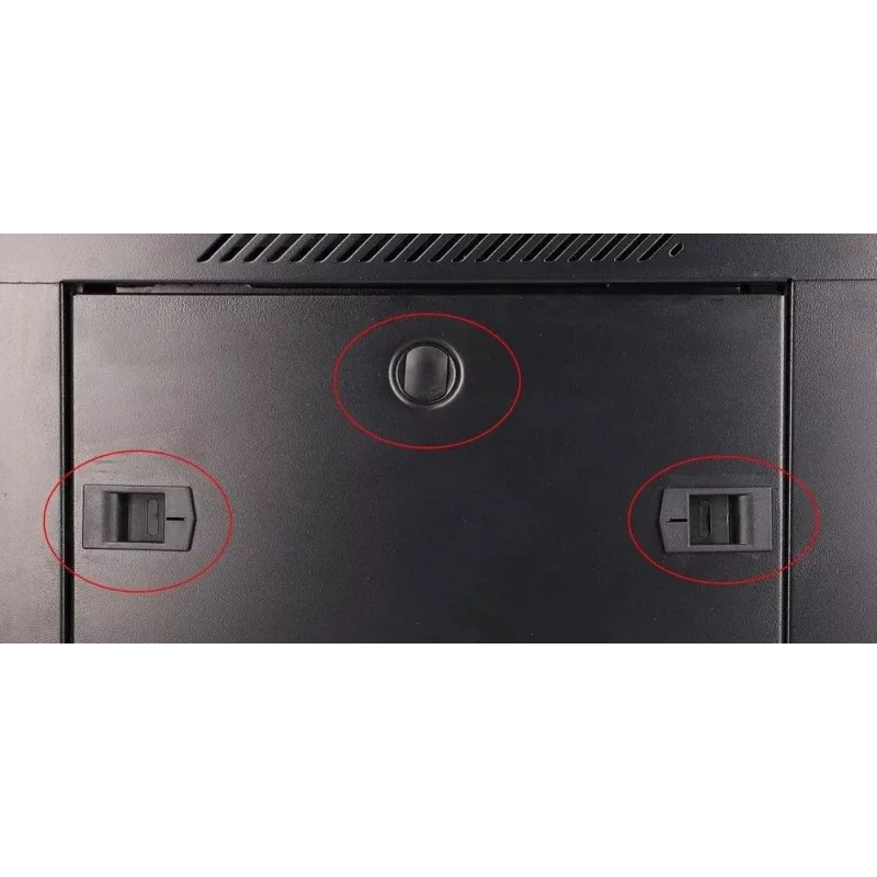 Armário de parede Extralink Extralink Rackmount cabinet 4U 600x600 preto