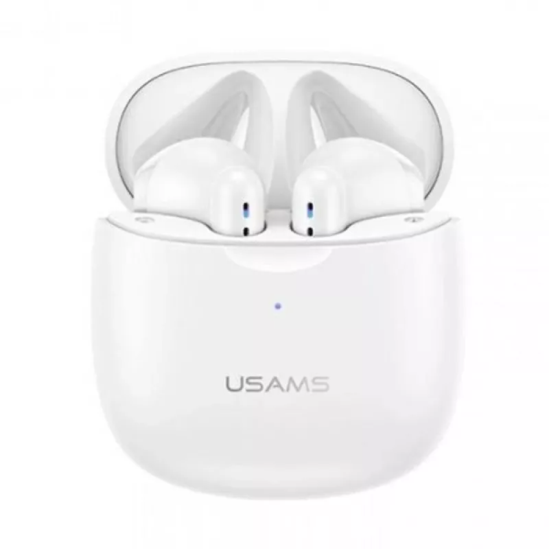 Auscultadores USAMS Bluetooth 5.0 TWS IAseries sem fios preto/preto BHUIA01 (US-IA04)