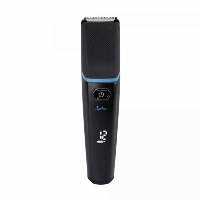 Máquina de cortar cabelo JATA JBCP3538 preta azul 1 mm a 1,2 cm