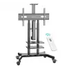 Suporte móvel motorizado para TV ONKRON TS1881E-B para televisores de 50–86 polegadas, preto, elevação elétrica, suporte VESA