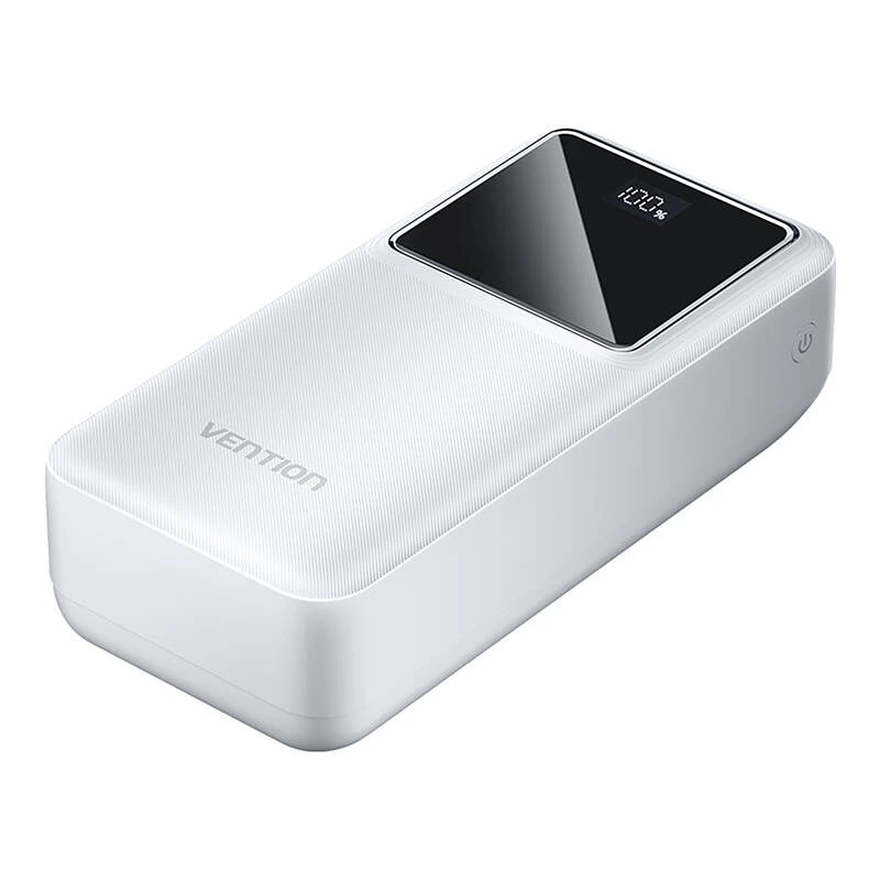 Powerbank Vention FHMW0 30000 mAh, 22,5 W, branco