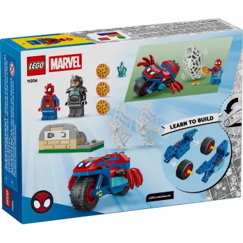 LEGO MARVEL 11206 Spidey na sua Mota contra o Rhino