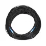 Cabo de patch de fibra ótica Extralink SC/UPC – SC/UPC, monomodo G.657.A2, simplex, drop plano, 15 m