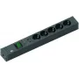 Distribuidor de energia Bachmann 420.0022 2m 5 tomadas AC preto