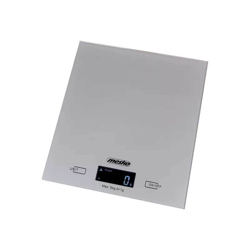 Mesko | Balança de cozinha | MS 3145 | Capacidade máxima 5 kg | Divisão 1 g | Tipo de visor LCD | prateado