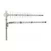 Antena Poynting LTE/GSM para mastro A-LPDA-0092 prateada SMA (M) LoRa Helium 11dbi Yagi/Mastro SMA -Macho 7m cabo
