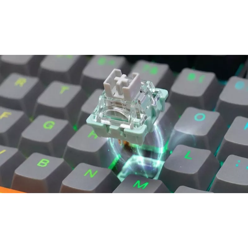 Savio ASTRAL WHITE JADE 3 COLOURS Teclado Gaming USB QWERTY US International