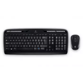 Teclado sem fios Logitech MK330 US preto