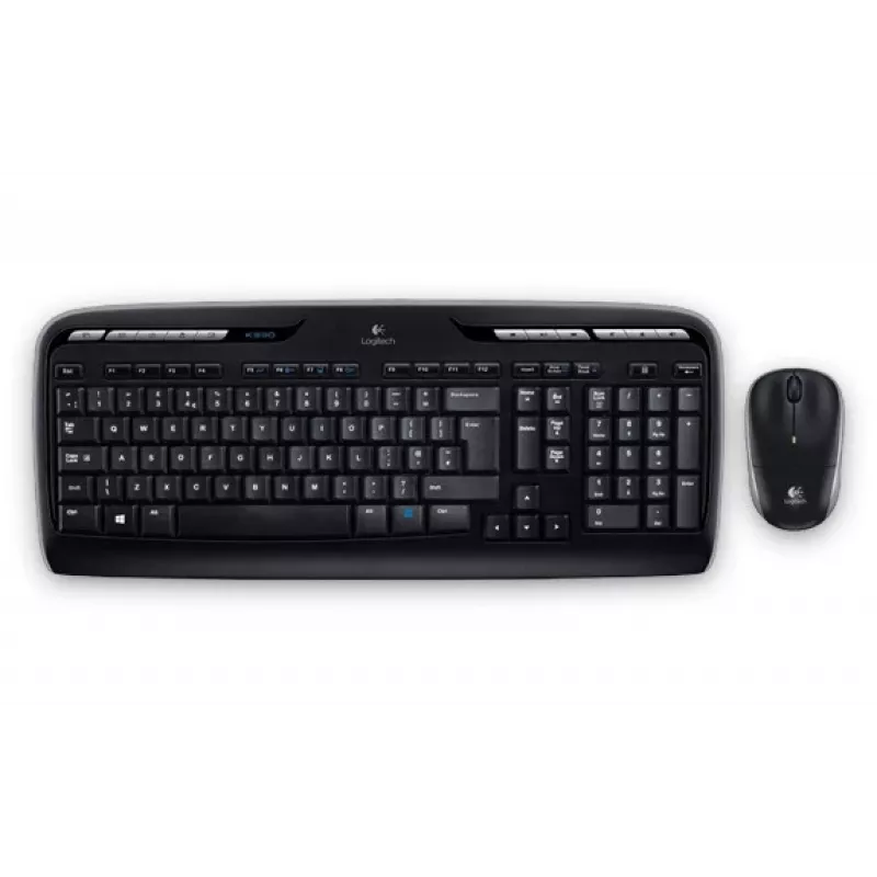 Teclado sem fios Logitech MK330 US preto