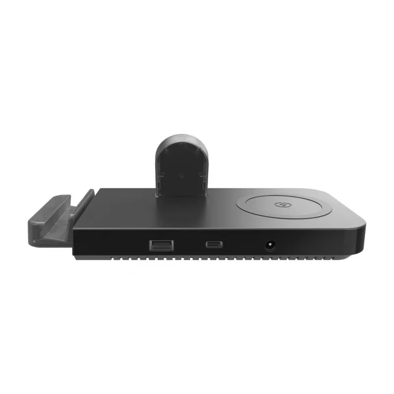UNITEK MagMighty Combo 5 auscultadores smartphone smartwatch preto USB carregamento sem fios carregamento rápido