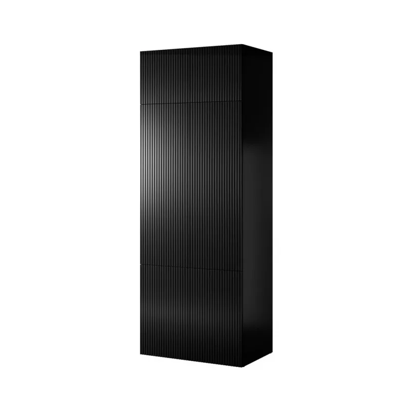 Roupeiro cama meble PAFOS 2D BASE 90×55,5×45 cm Preto mate, estrutura com 2 portas