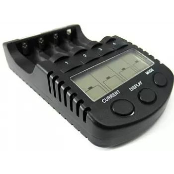 Carregador AA/AAA C3 com LCD