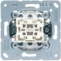 Interruptor de luz Jung 531-41U, comando basculante, alumínio, 250 V, 10 A