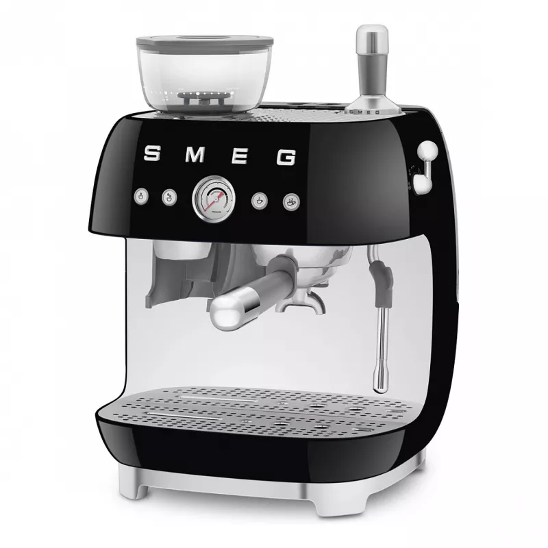 SMEG EGF03BLEU Máquina de café expresso. Máquina de café automática 50s Style. preta