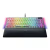 Teclado mecânico gaming hot-swappable Razer | BlackWidow V4 75% | Teclado gaming | Com fios | US | Phantom White Edition | USB Type-C | Razer Mechani