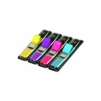 3M Post-it Index Mini 683-4AB Marcadores autoadesivos, 4 cores, 35 marcadores por cor
