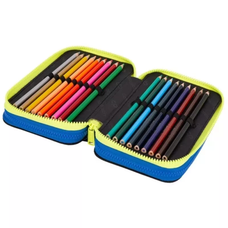 Estojo CoolPack Jumper 3 ATLANTIS F067828 — estojo escolar de três andares