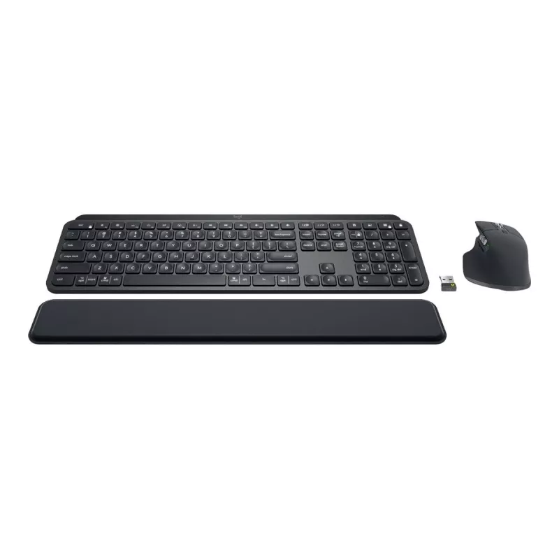 Logitech MX Keys combo for Business Gen 2 teclado e rato incluídos escritório RF Wireless + Bluetooth AZERTY francês grafite