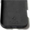 Mujjo Full Leather Case MagSafe capa para iPhone 17 preto