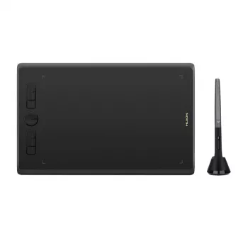 Mesa digitalizadora HUION H610X — área de trabalho 254 x 158,8 mm, 5080 LPI, 8192 níveis de pressão, USB-C