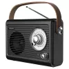 Rádio portátil Savio RS-01 analógico preto